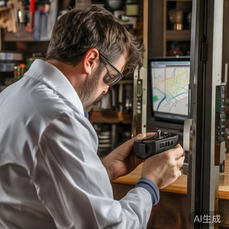 指纹锁损坏,开锁师傅可解锁重录