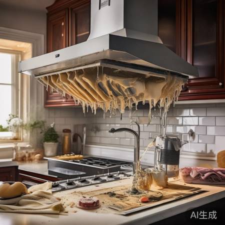 油烟机排烟不畅，清洗过滤网或换