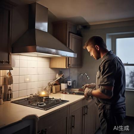 “油烟机故障勿自行拆修，专业维