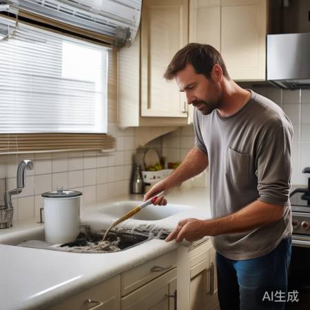 清理空调接水盘，防堵塞妙招。