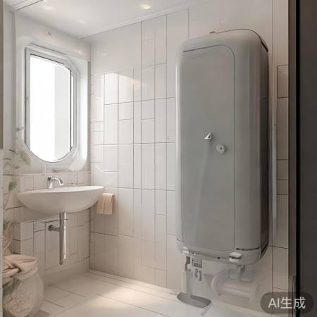 沐浴房空间小，热水器安装考虑空