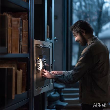 保险柜设复杂密码，定期检查防损