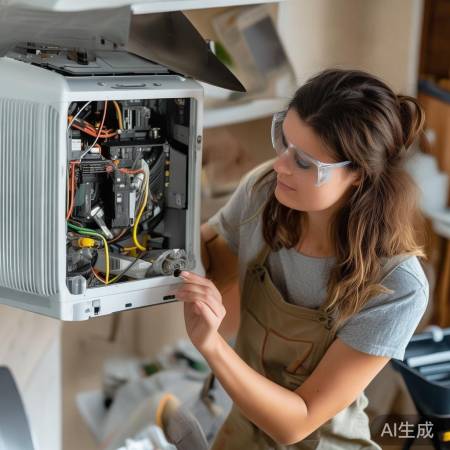 细心修空调，风扇坏换新