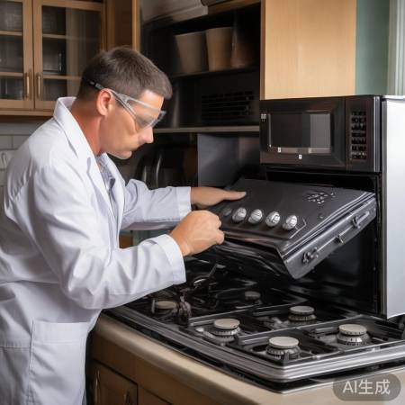 拆燃气灶:小心拆炉头,勿碰管道