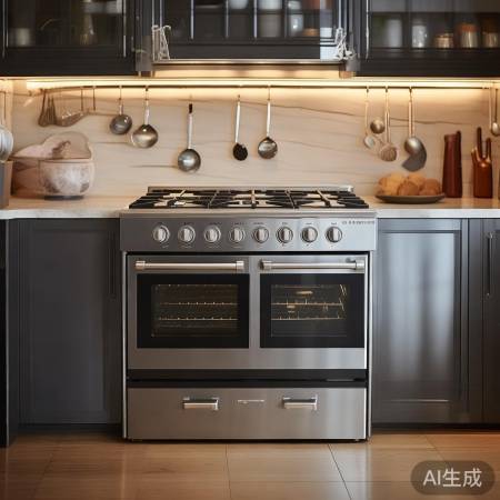 燃气灶样式多，选款需搭配厨房。