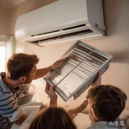 定期清洁空调滤芯，保障空调制冷