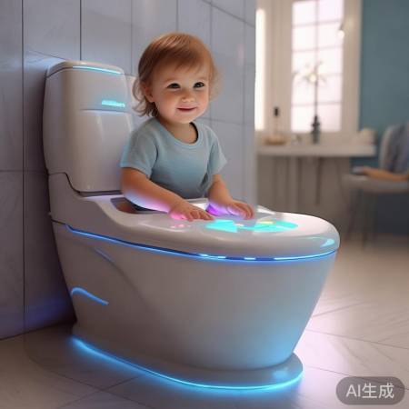儿童智能马桶体验:省心爽心新选