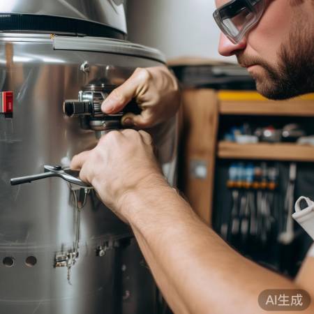 小心使用工具，装胶垫防泄漏