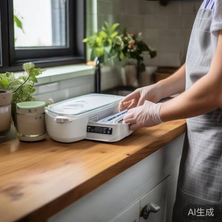 厨房干净时更换电池,手干查说明