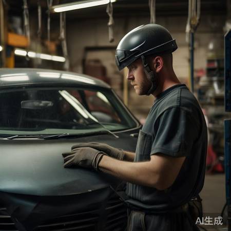 拆卸油烟机，工具准备就绪。