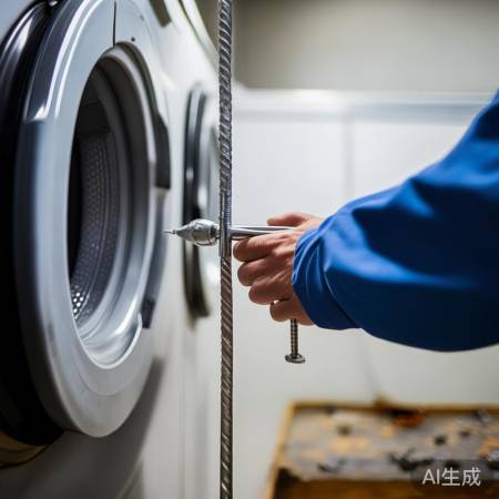 膨胀螺丝固洗衣机墙