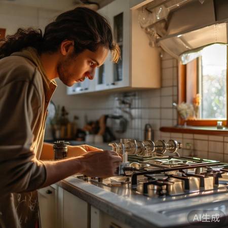 燃气灶气阀拆卸教程,轻松解决小