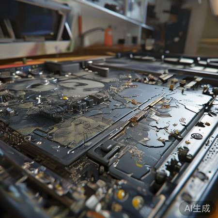 集成灶电路板故障,疑老化或外力