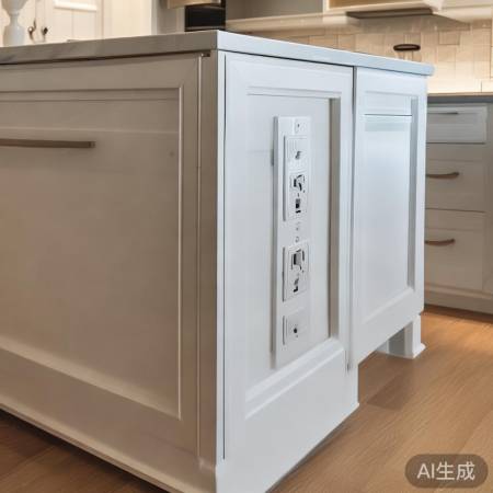 厨房插座，美观又安全，侧后安装