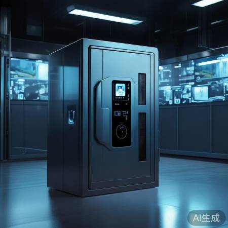 生物识别保险柜，安全便捷解锁。