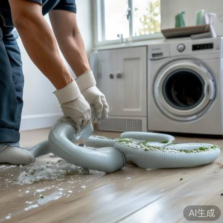 更换滚筒洗衣机下水管教程