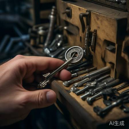 钥匙形状相似且易转动,匹配几率