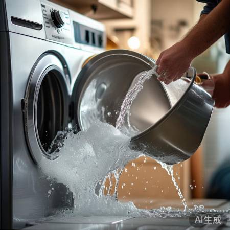 洗衣机废水再利用，衣物更洁净。