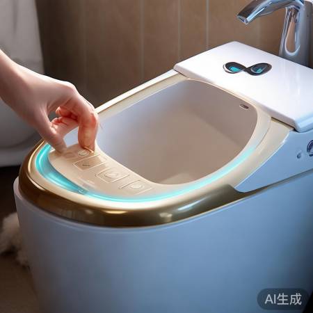 智能马桶座圈功能未设,检查按钮