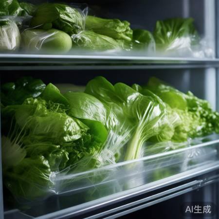 绿叶菜保鲜：包膜冷藏防枯萎