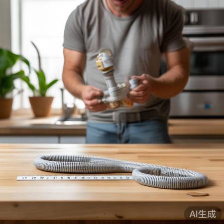 测电热水管长：出水口距安装位+