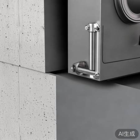 “膨胀螺丝固定,便捷拆装保险柜