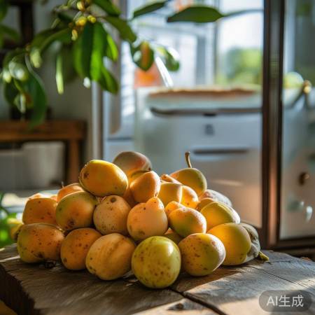 枇杷保存：室内低温通风佳，高温