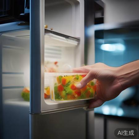 奶粉开封，速放冰箱保新鲜。