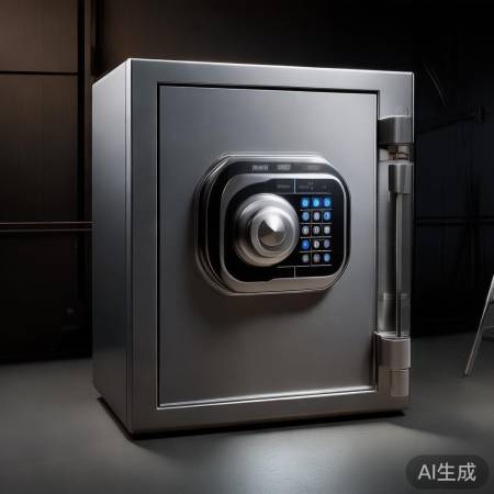 高品质不锈钢保险柜，安全可靠。