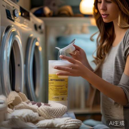 洗涤剂适量，避免残留过敏。