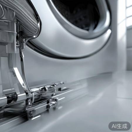 洗衣机制动线，保障平稳停顿。