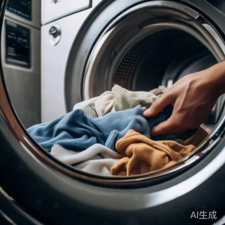 均匀分布衣物，定期调洗衣机平衡