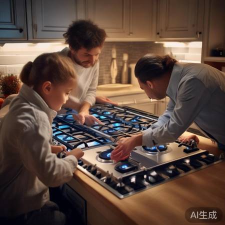 “安全燃气灶，守护家平安。”