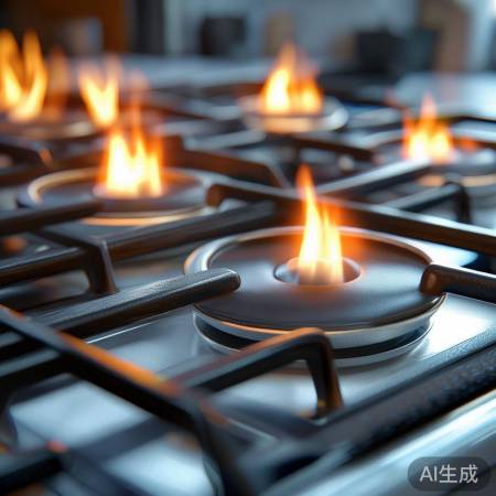 燃气灶火孔适中，烹饪需求全满足