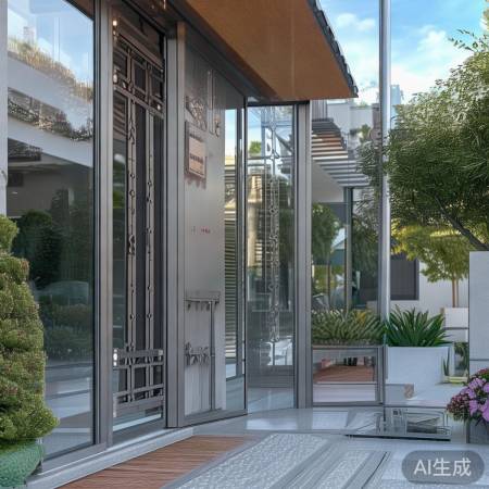 合法装修，安装防盗门！