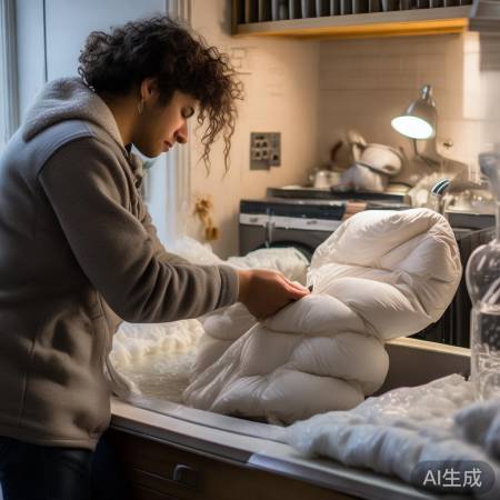 羽绒服洗护:手洗或干洗,安全放