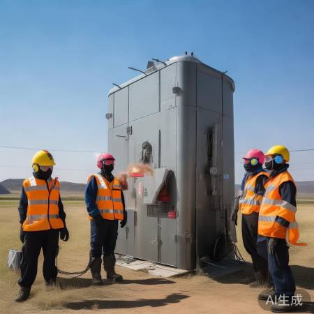 保险柜操作，安全第一，防护到位