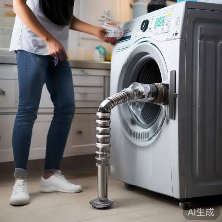 洗衣机排水不畅,管短弯多怎么办