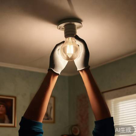 小心更换灯管，摇动确保接触，求