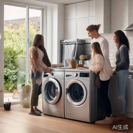 节能环保，侧桶洗衣机，省水省电