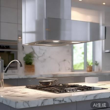 油烟机最佳高度70-80cm，