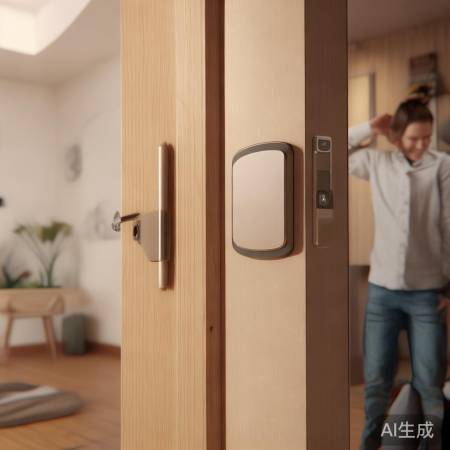 小米指纹锁，简约实用，安装便捷