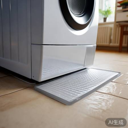 “洗衣机脚垫：家居清洁小助手”