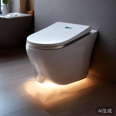 美的智能马桶盖，感应开启，座圈