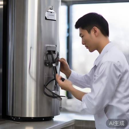 安全连接热水器电源线