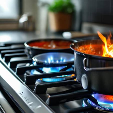 老板燃气灶,火候调节方便,环保