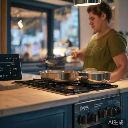 “老板燃气灶，多重安全保障”