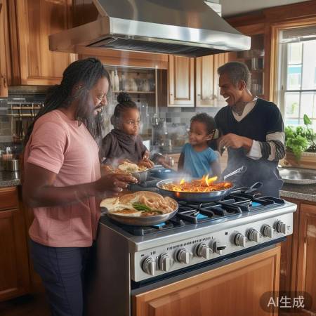 “老板燃气灶，温馨厨房好帮手”