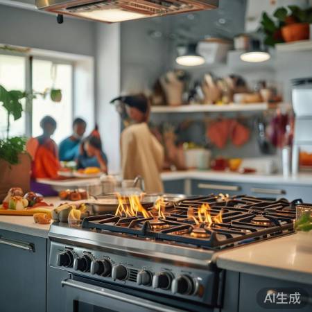 “老板燃气灶分享，下期见！”