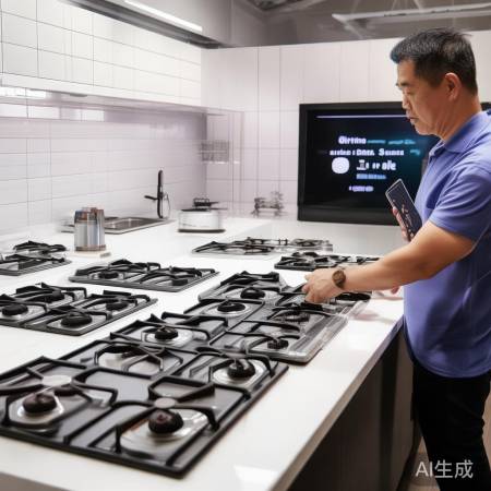 实体店体验后网购燃气灶